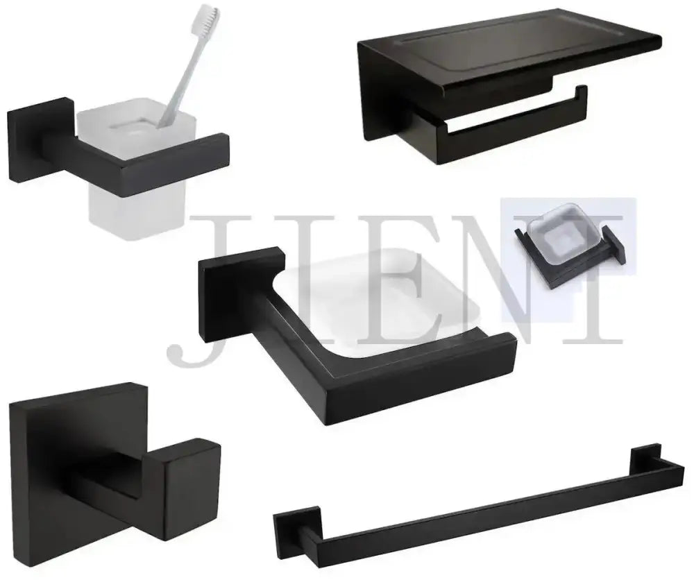 Black Stainless Hardware Set