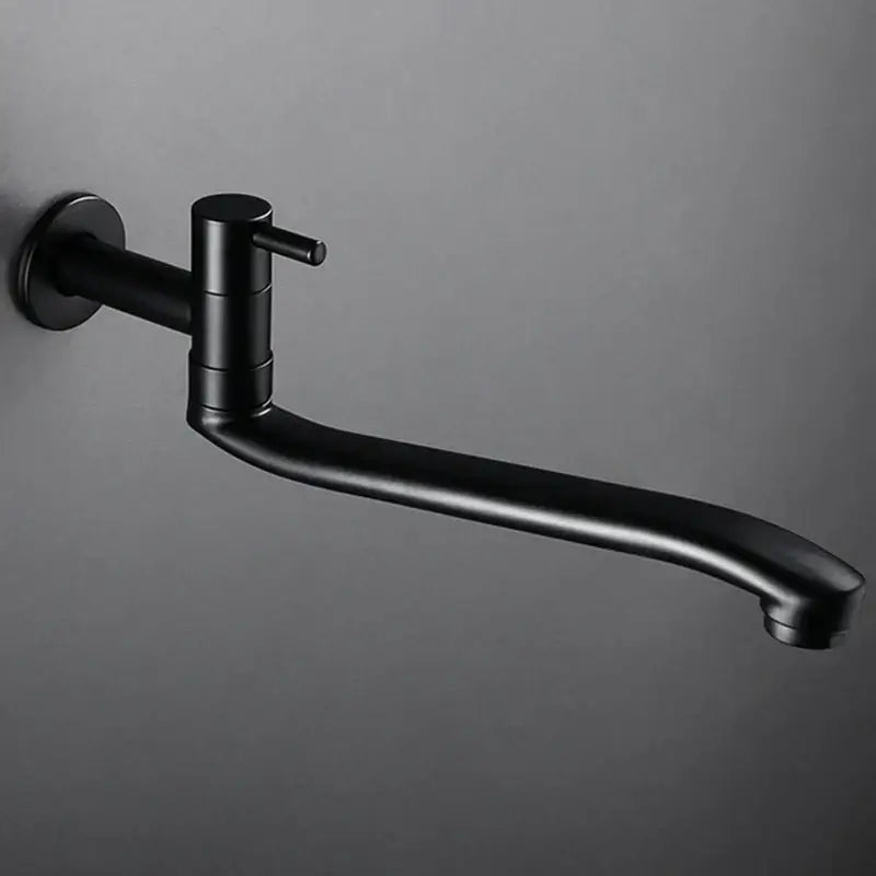 Black Swivel Kitchen Faucet 36cm 360-Degree
