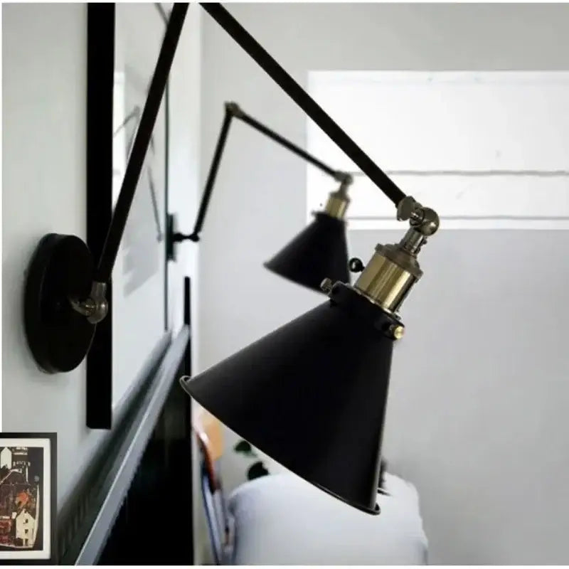 Black Umbrella Wall Lights
