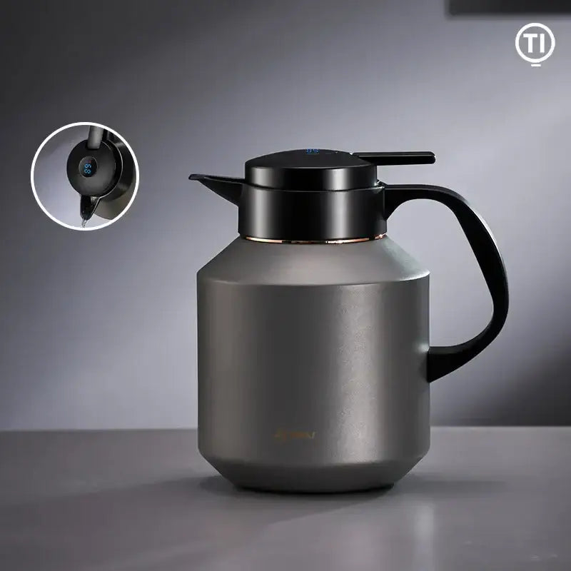Gray Stainless Vacuum Flask