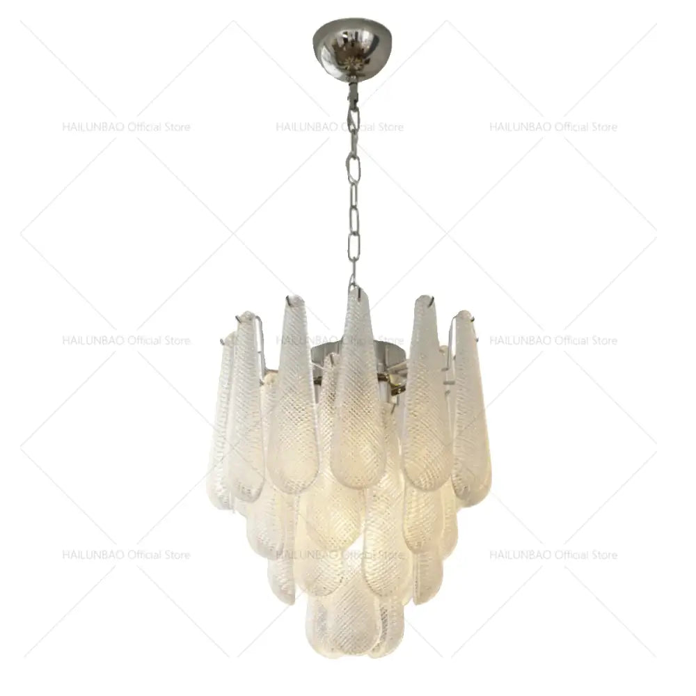 Crystal Glass Chandelier Medieval Cascade Style