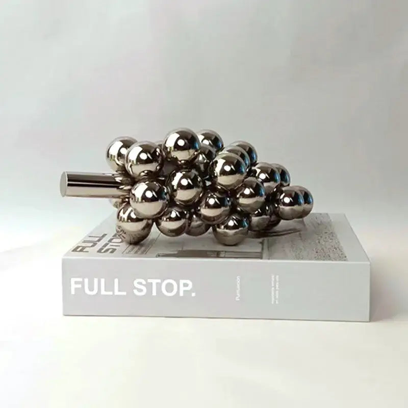 Crystal Glass Grape Sculpture