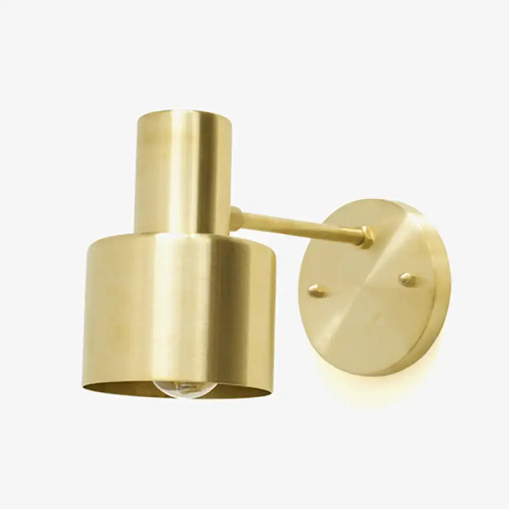 Gold Metal Cage Sconce