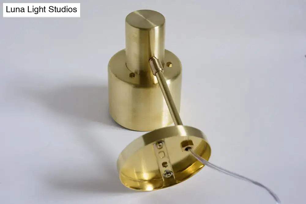 Gold Metal Cage Sconce