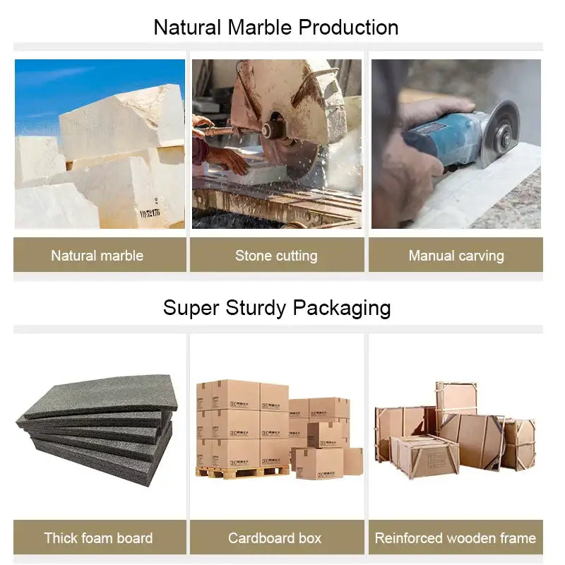 Travertine Marble Serving Tray 26cm
