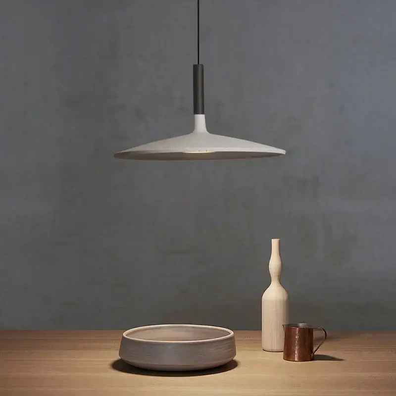 Beige Cement Pendant Light