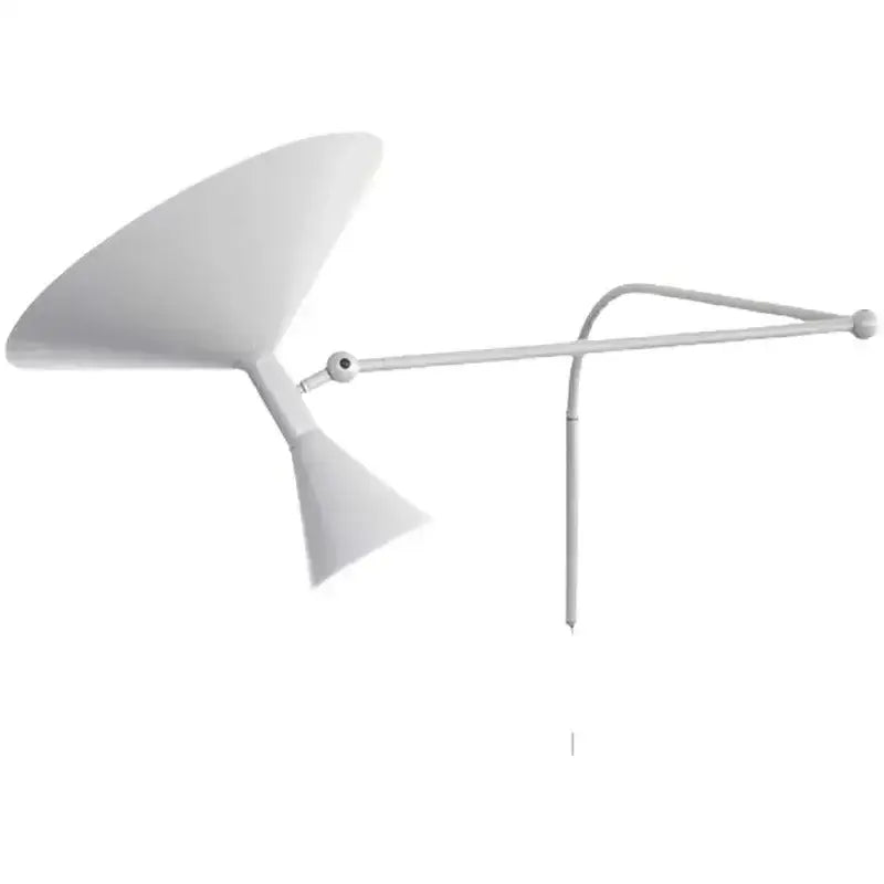 Black Long Arm Wall Lamp