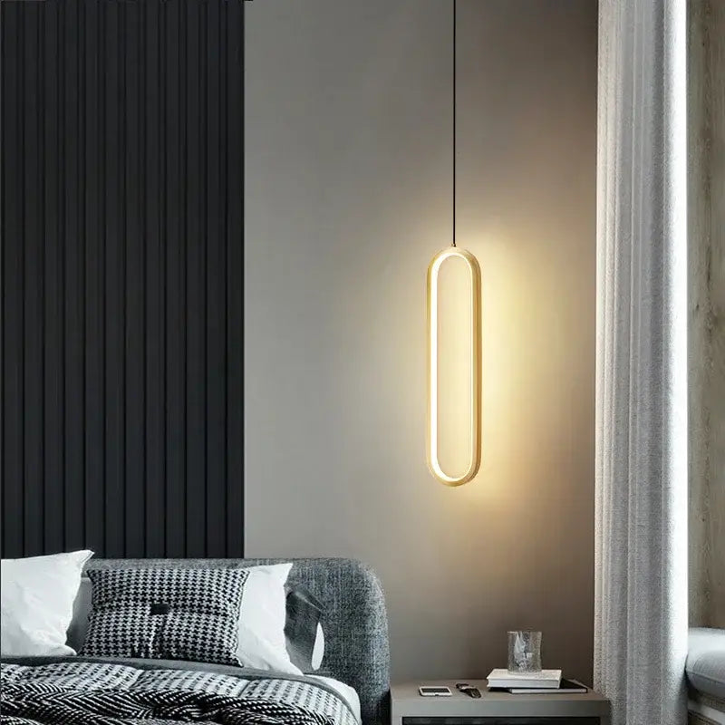Black Aluminum LED Chandelier