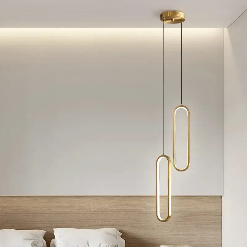 Black Aluminum LED Chandelier