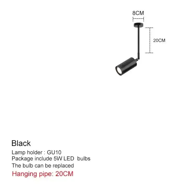 Black Chandelier Pendant Light