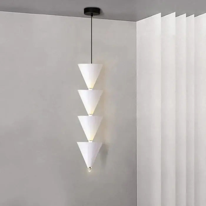 Cream Conical Bedroom Chandelier