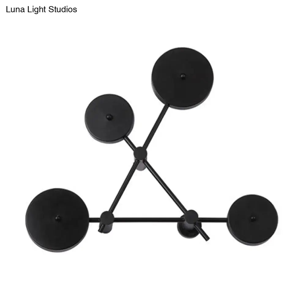 Black Geometric Wall Light