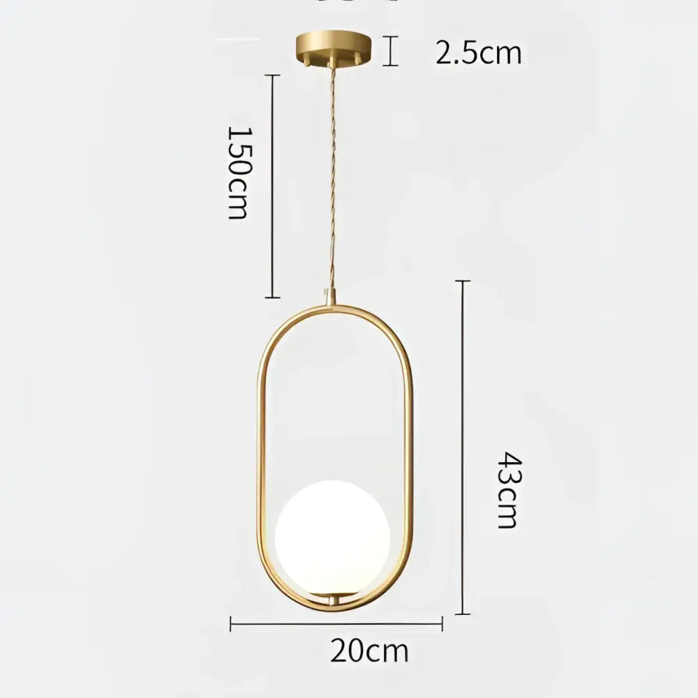 Black Glass Pendant Lamp with Scandinavian Design