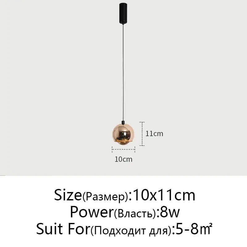 Pearl Black Pendant Light