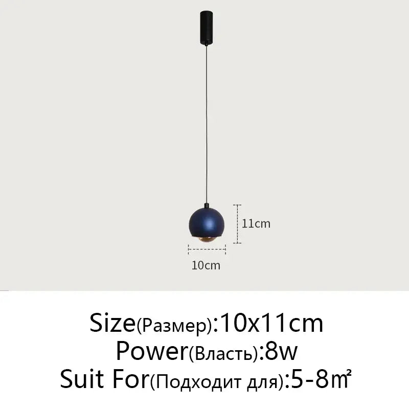 Pearl Black Pendant Light