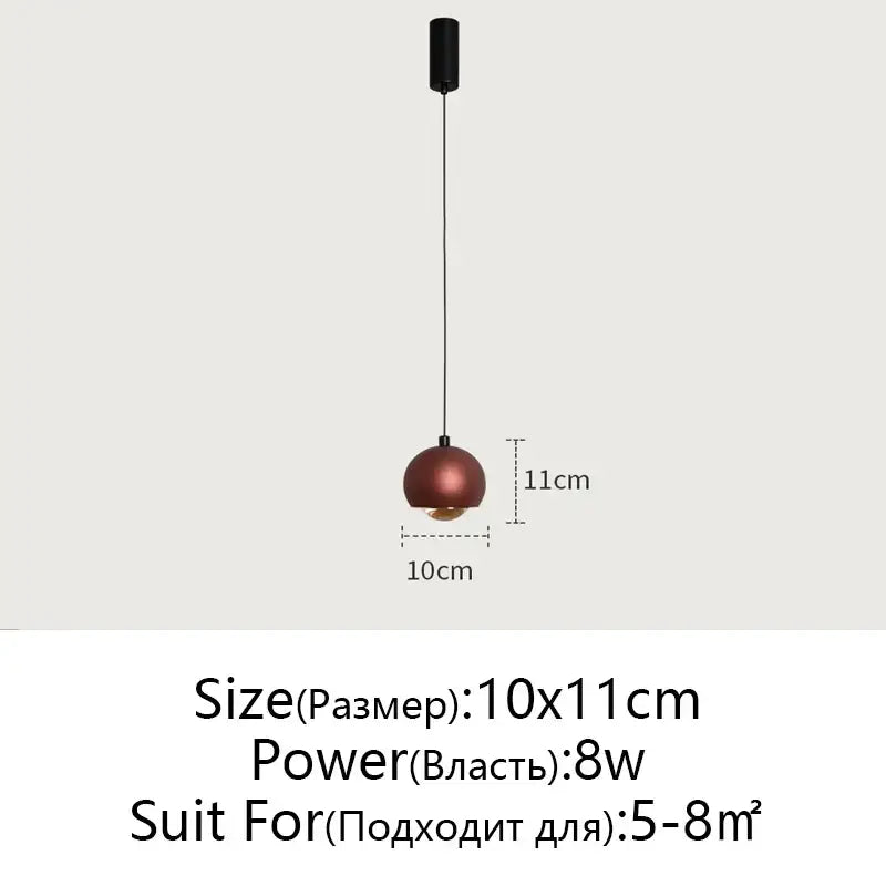 Pearl Black Pendant Light