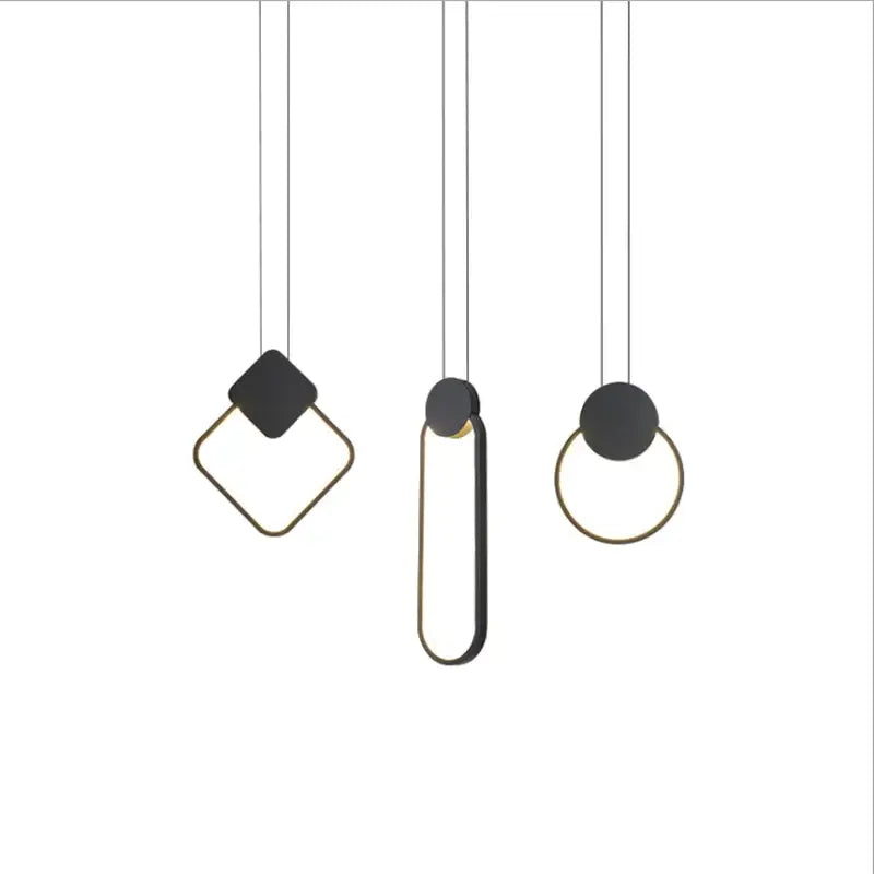 Black Gold LED Pendants