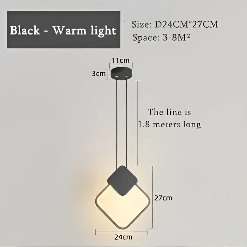Black Gold LED Pendants