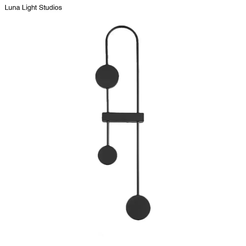 Black Gold Arched Sconce