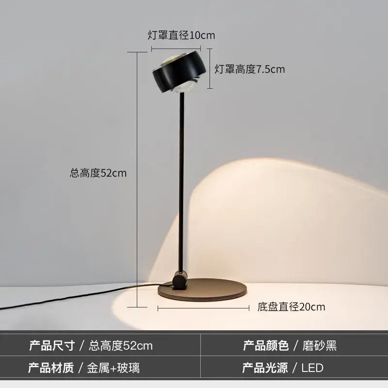 Black Induction Floor Lamp