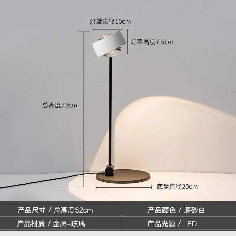 Black Induction Floor Lamp
