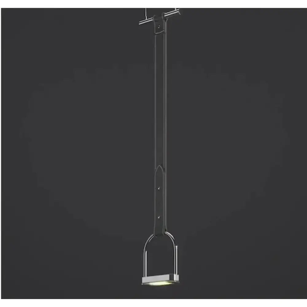 Black Leather Pendant Light