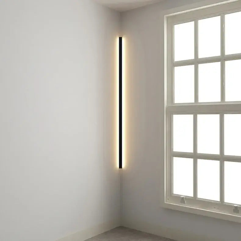 Black Linear LED Wall Lamp