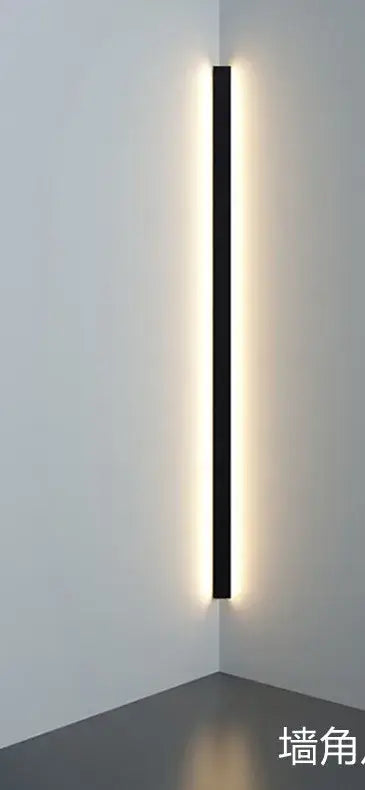 Black Linear LED Wall Lamp