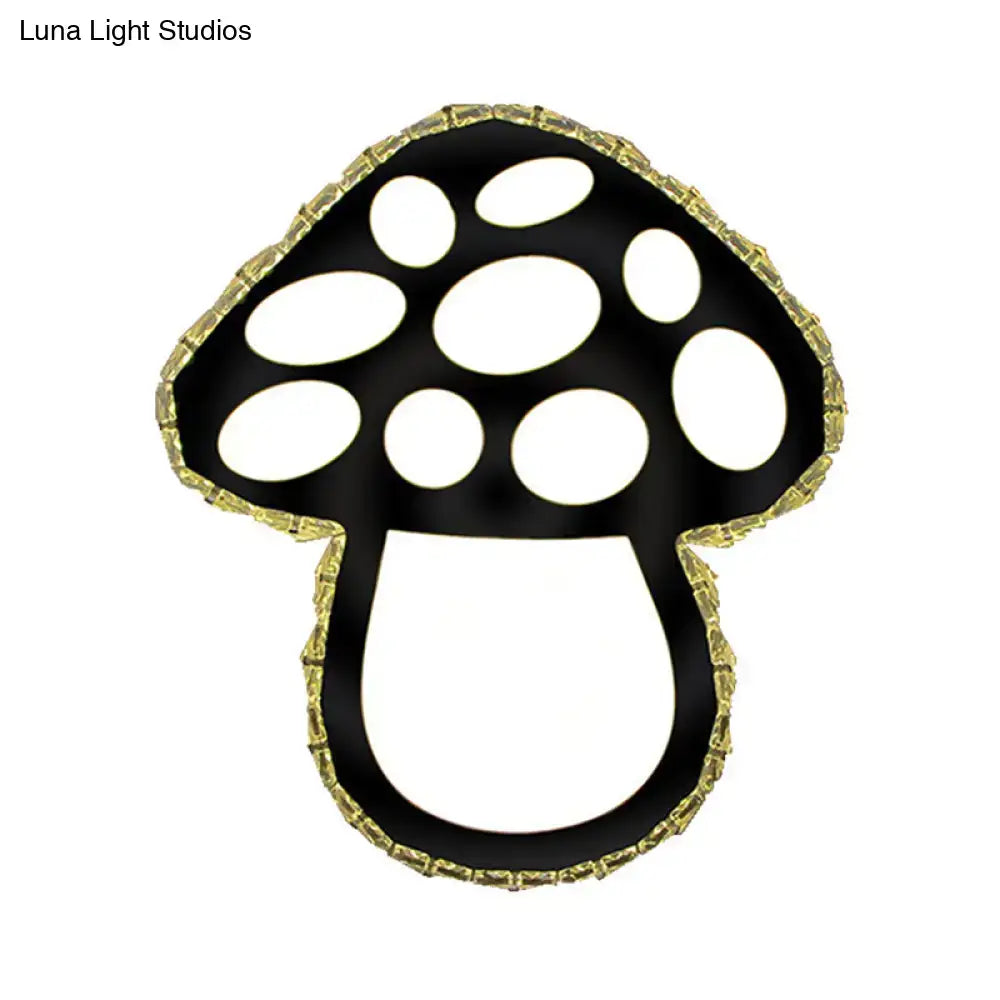 Black Mushroom Dual-Tone Wall Sconce