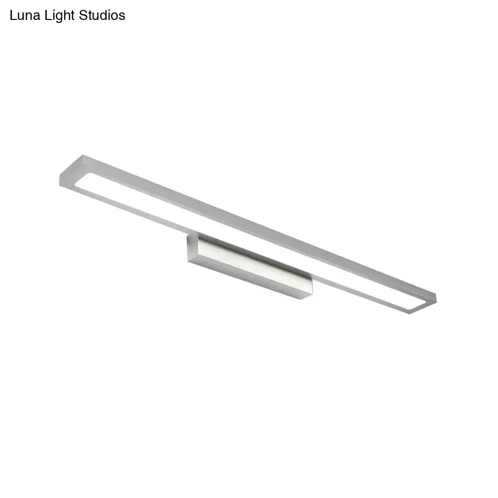Black Silver Vanity Lamp