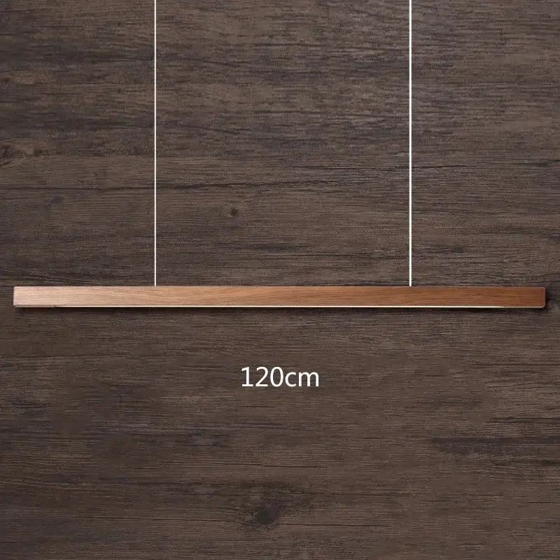 Walnut Log Pendant Light
