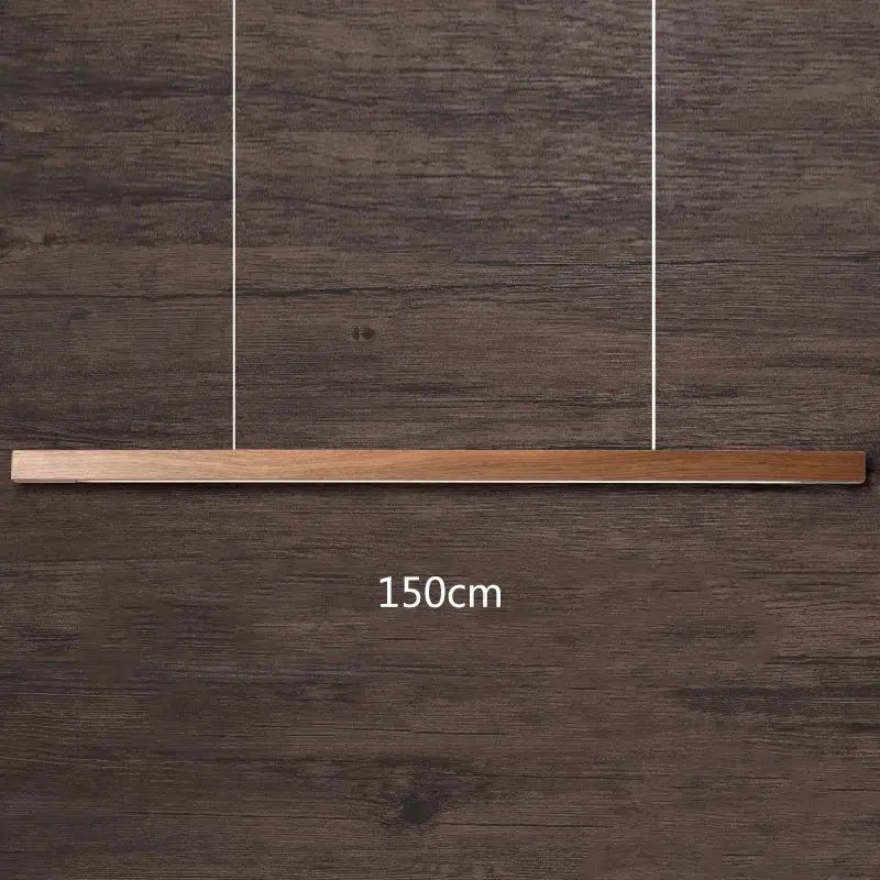 Walnut Log Pendant Light