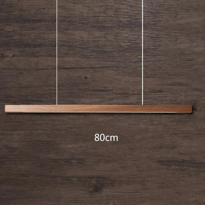 Walnut Log Pendant Light