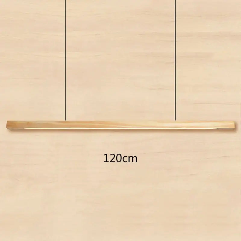 Walnut Log Pendant Light
