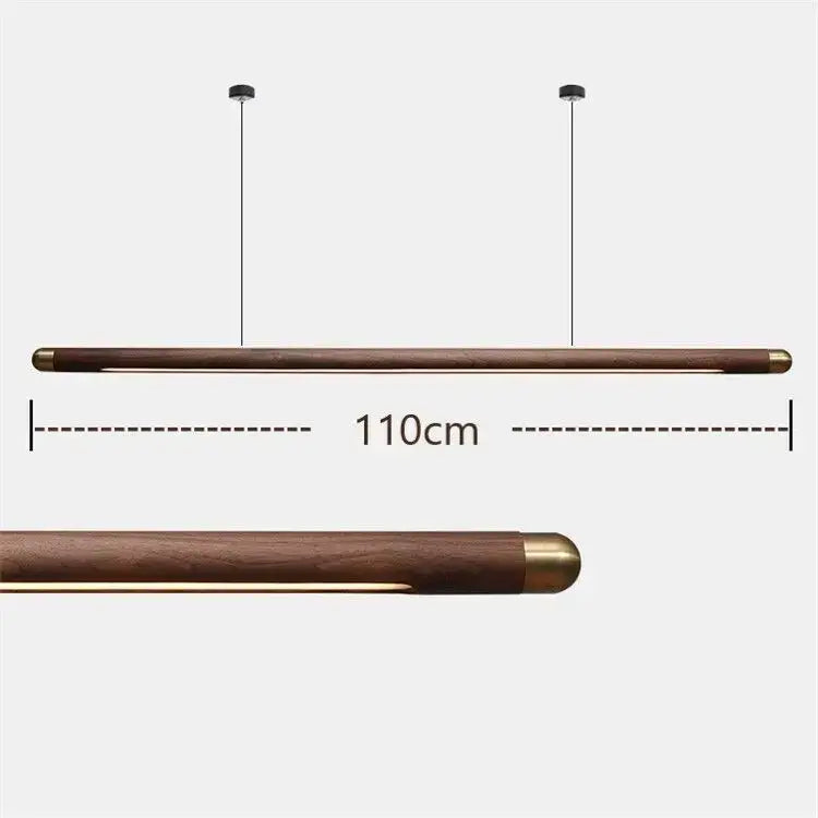 Walnut Wood Pendant Light