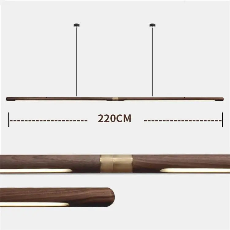 Walnut Wood Pendant Light
