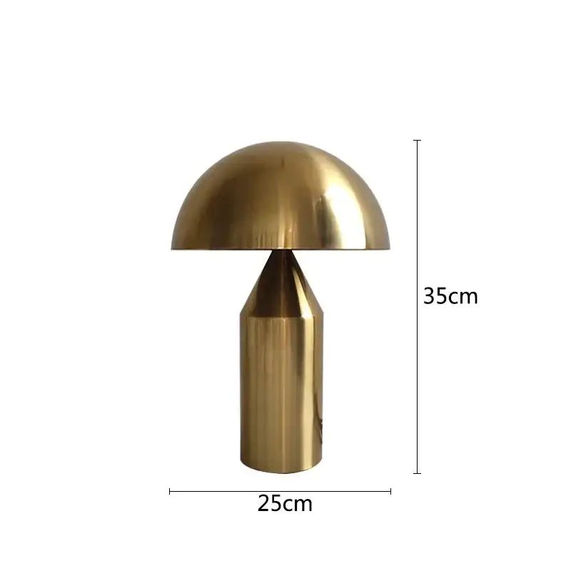 Black Iron Mushroom Lamp