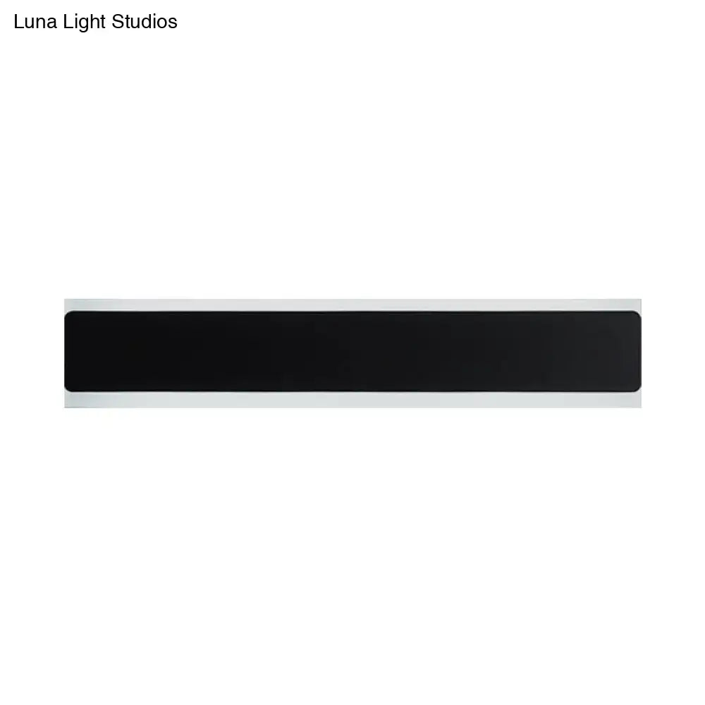 Black LED Dimmable Minimalist Wall Sconce
