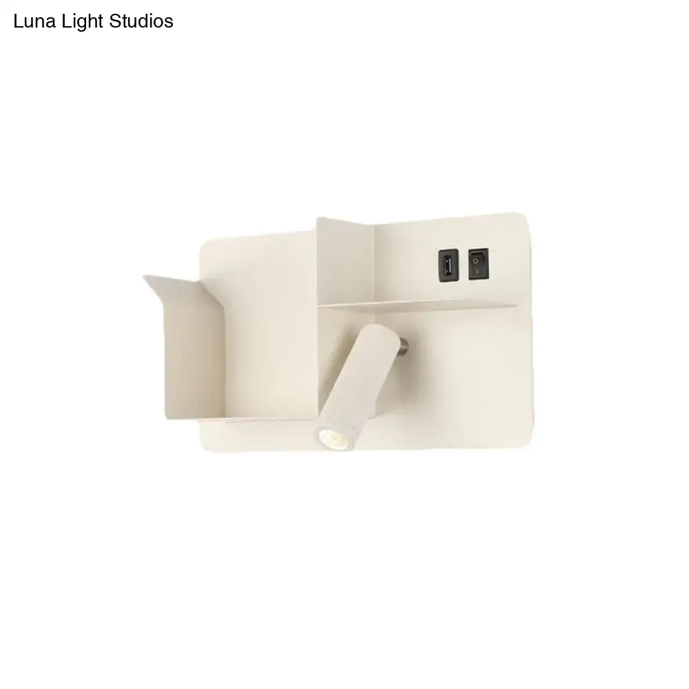 Black Tubular Wall Light