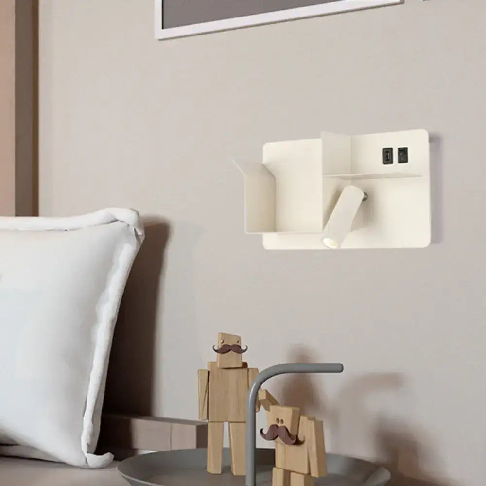 Black Tubular Wall Light
