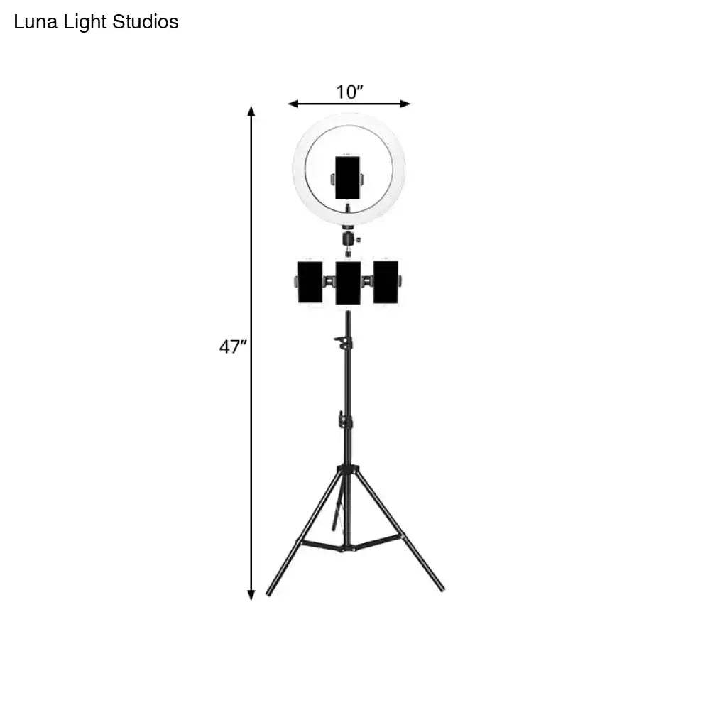 Black LED Ring Light
