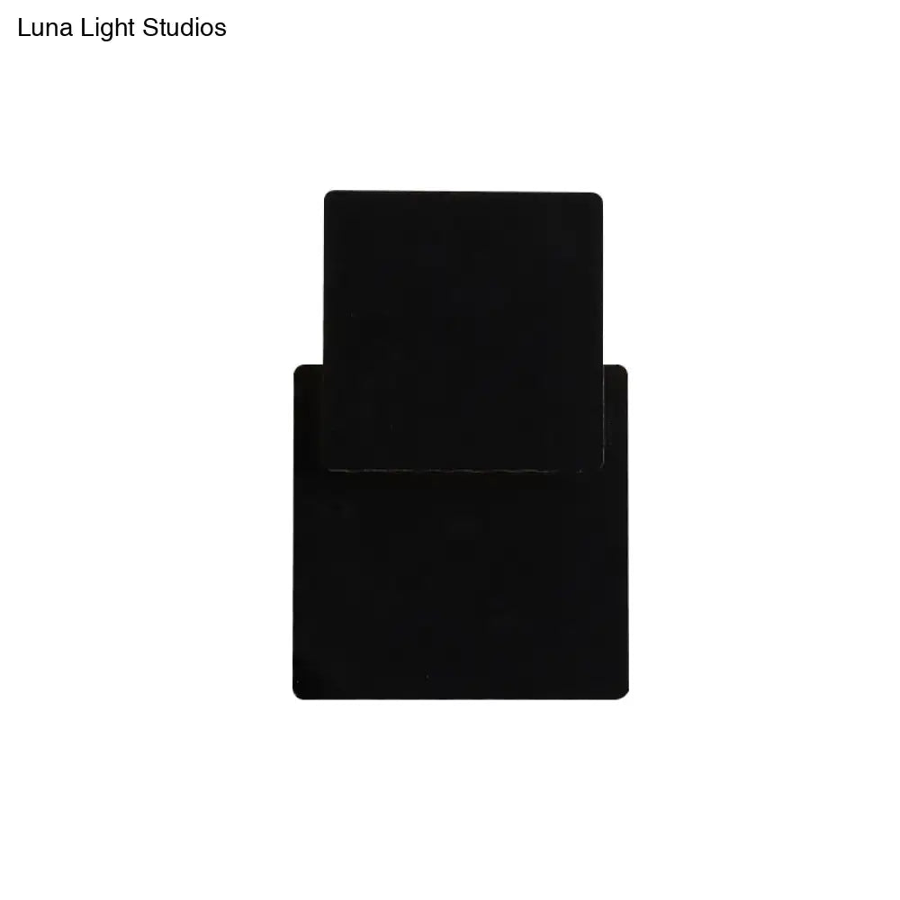 Black Square Wall Lamp