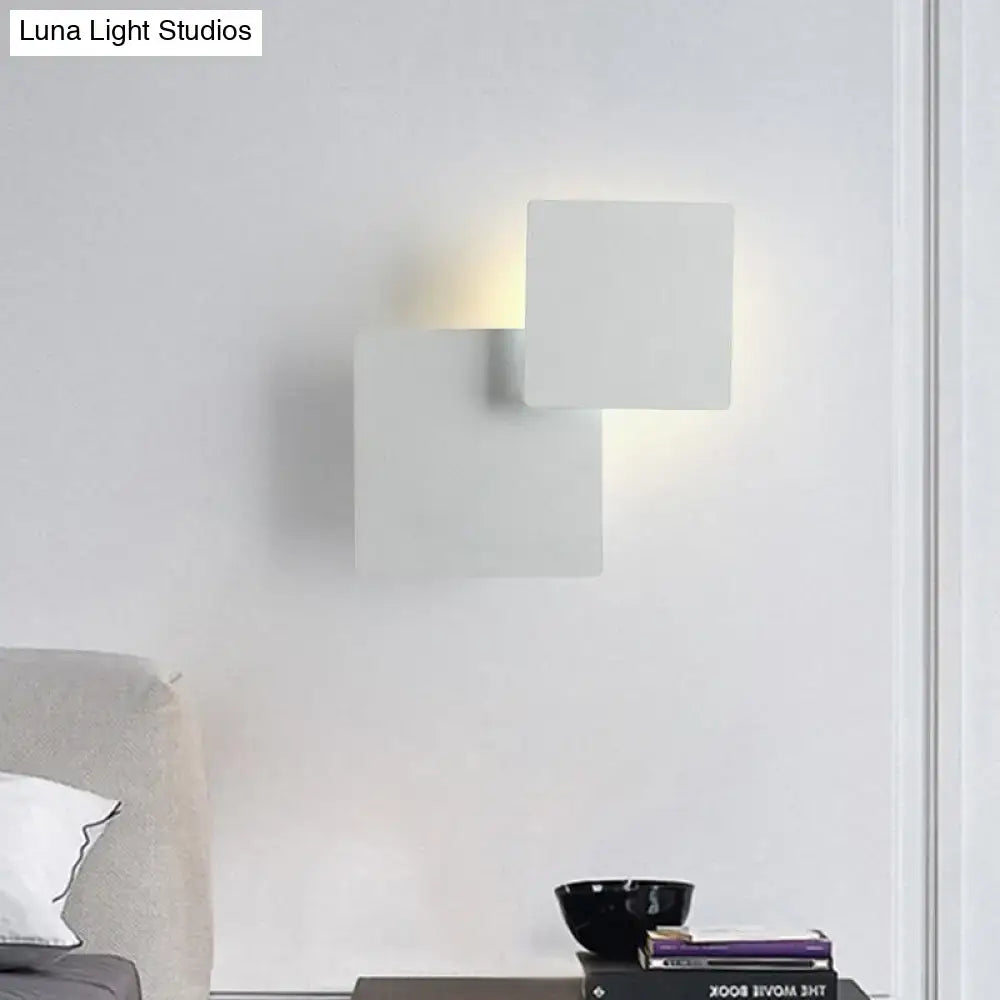Black Square Wall Lamp