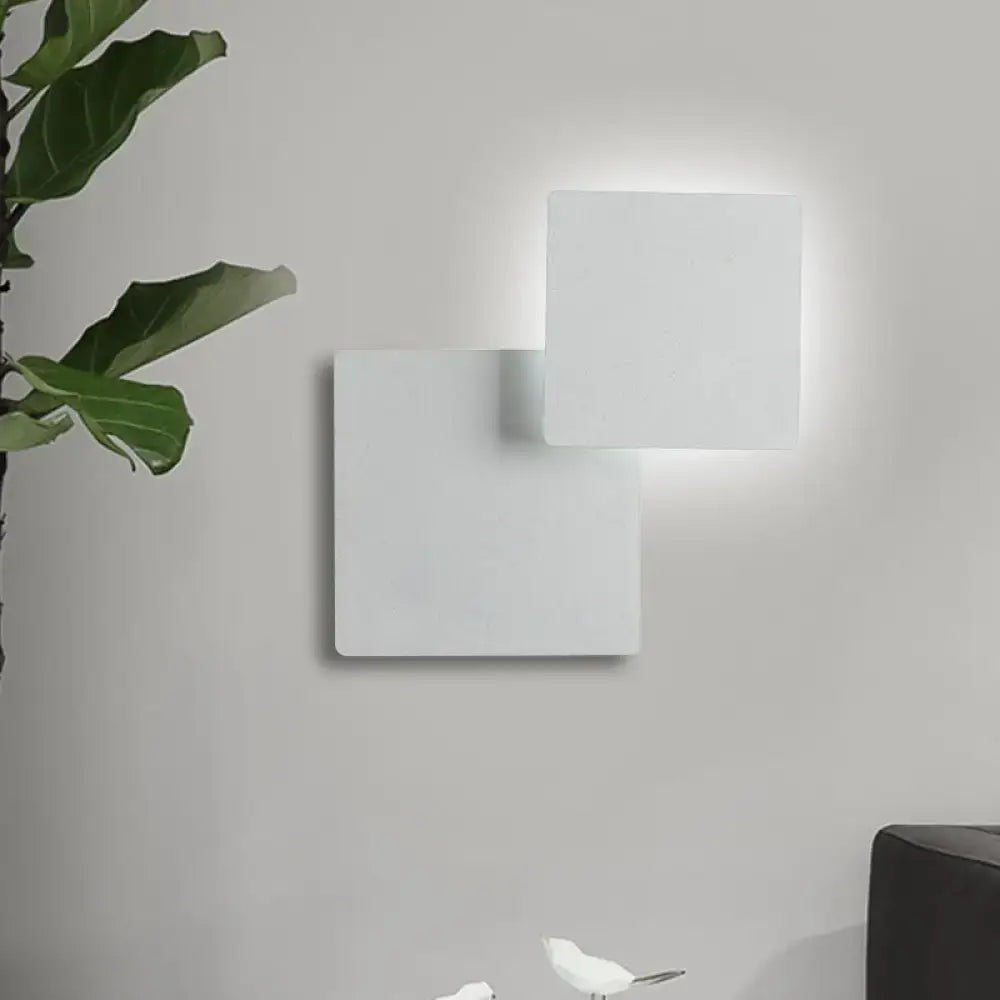 Black Square Wall Lamp
