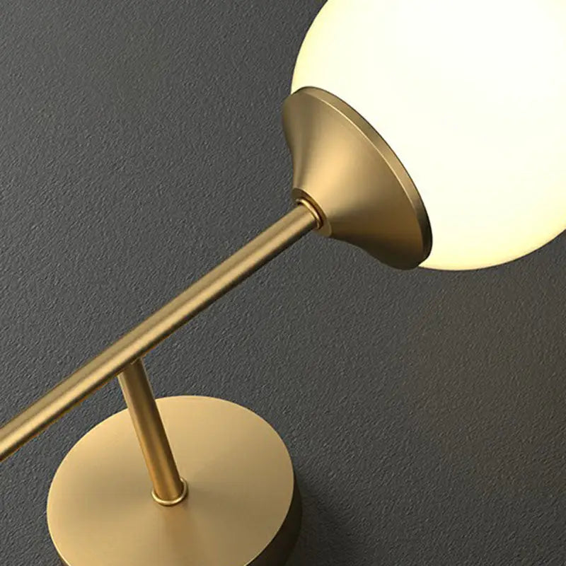 Brass Frosted Wall Lamp