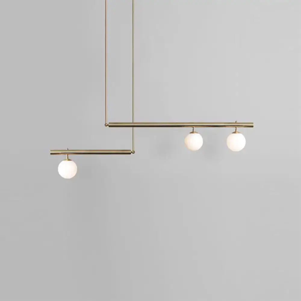 Glass Globe Ceiling Light