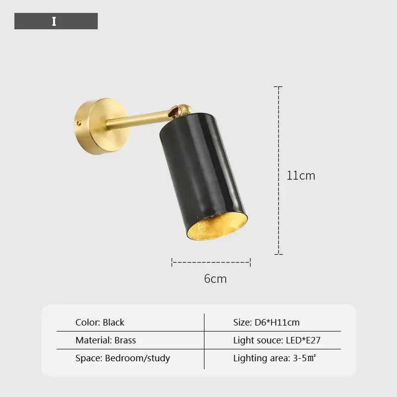 Brass Iron Wall Sconce