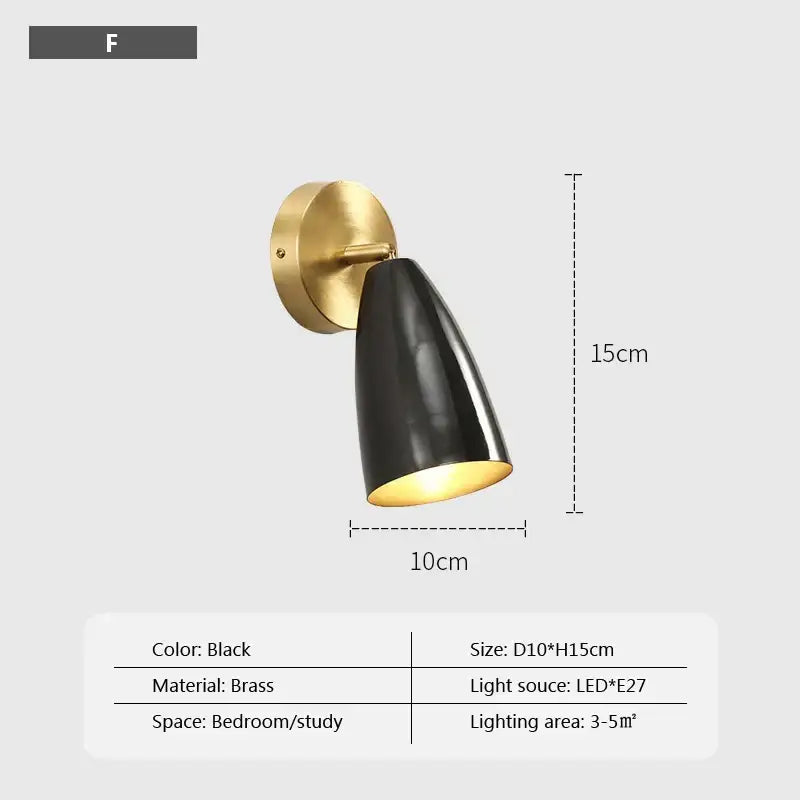 Brass Iron Wall Sconce
