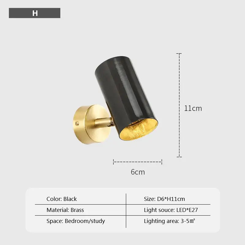 Brass Iron Wall Sconce