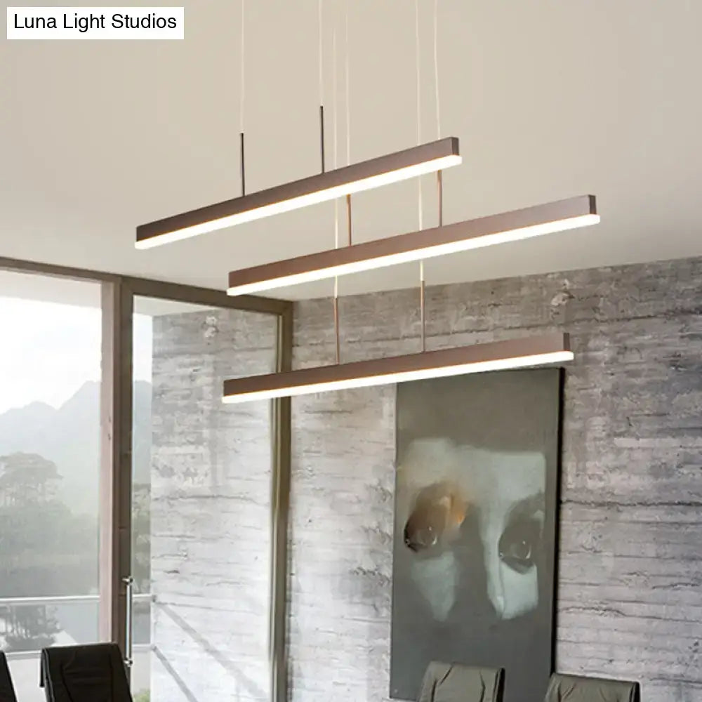 Bronze Acrylic Pendant Light